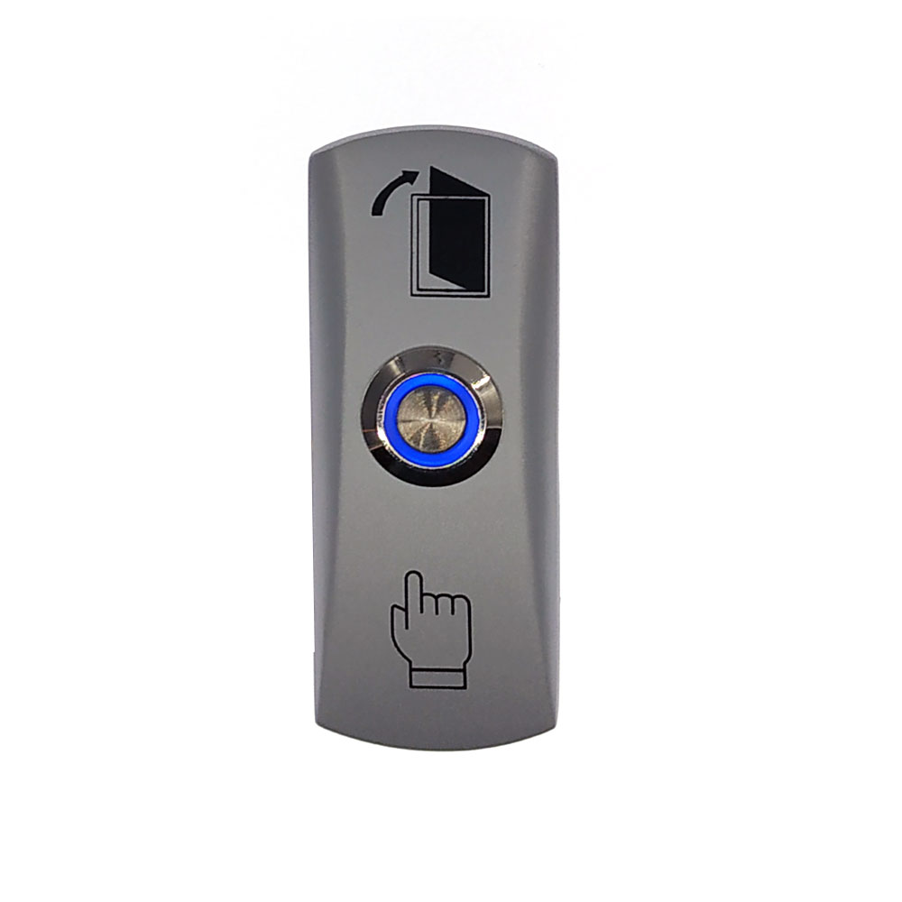 Exit Button Push To Release - Metalowy przycisk wyjścia ze światłem LED