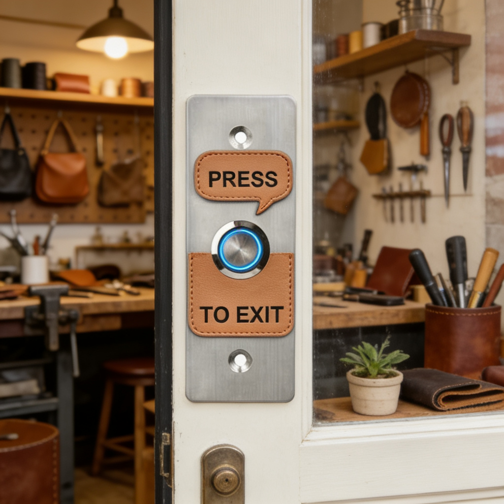 Exit Button Push To Release - Podświetlany przycisk wyjścia do kontroli dostępu