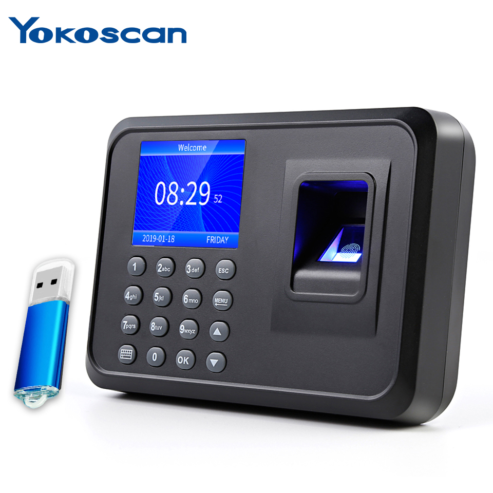 Biometric Time Attendance Machine - Wielojęzyczna wersja hiszpańska/portugalska/koreańska linie papilarne czas
