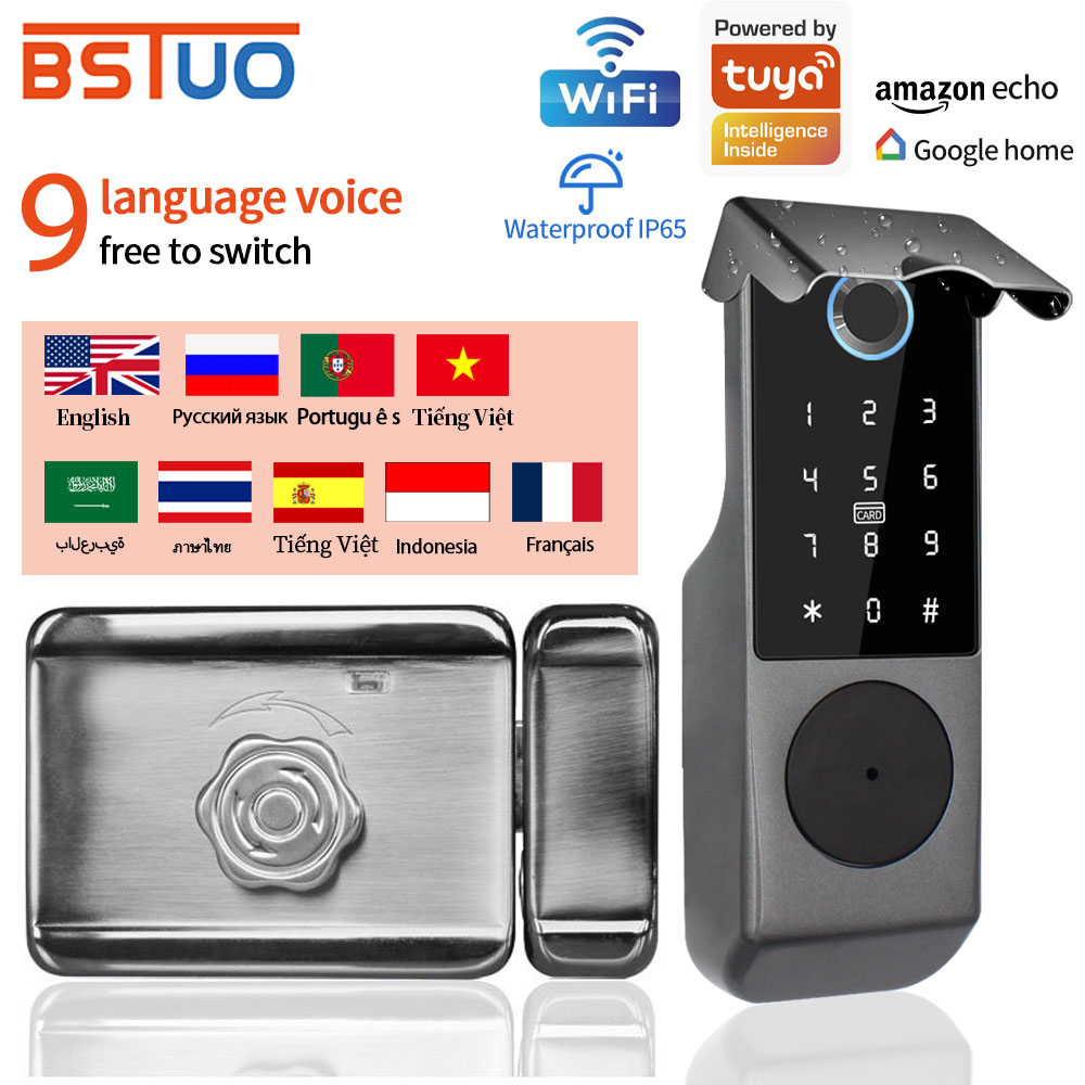 Fingerprint Access Control Door - Inteligentny zamek do drzwi TUYA WiFi,