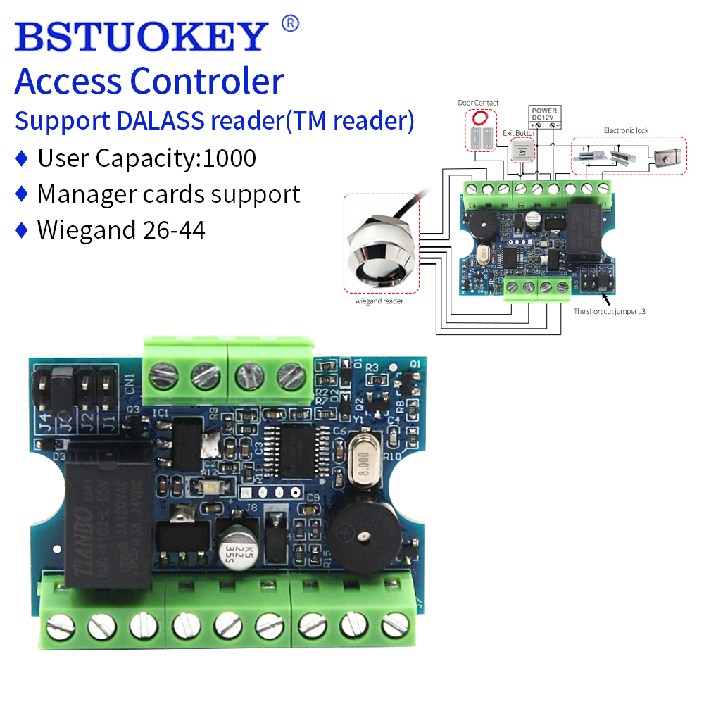 Access Control System Rfid Kit - Zestaw modułu przekaźnikowego Dallas Mini Relay,