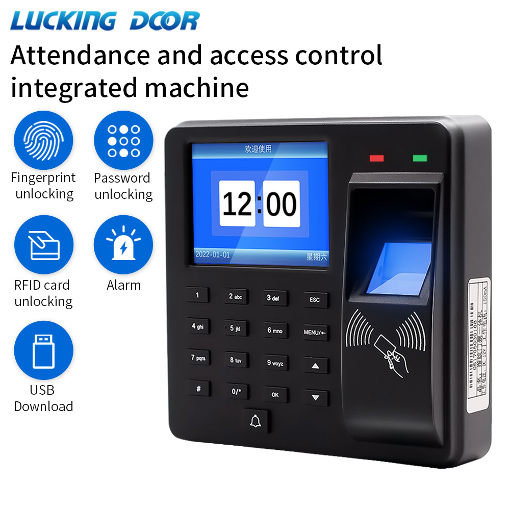 Biometric Time Attendance Machine - Biometryczny system kontroli dostępu na odcisk