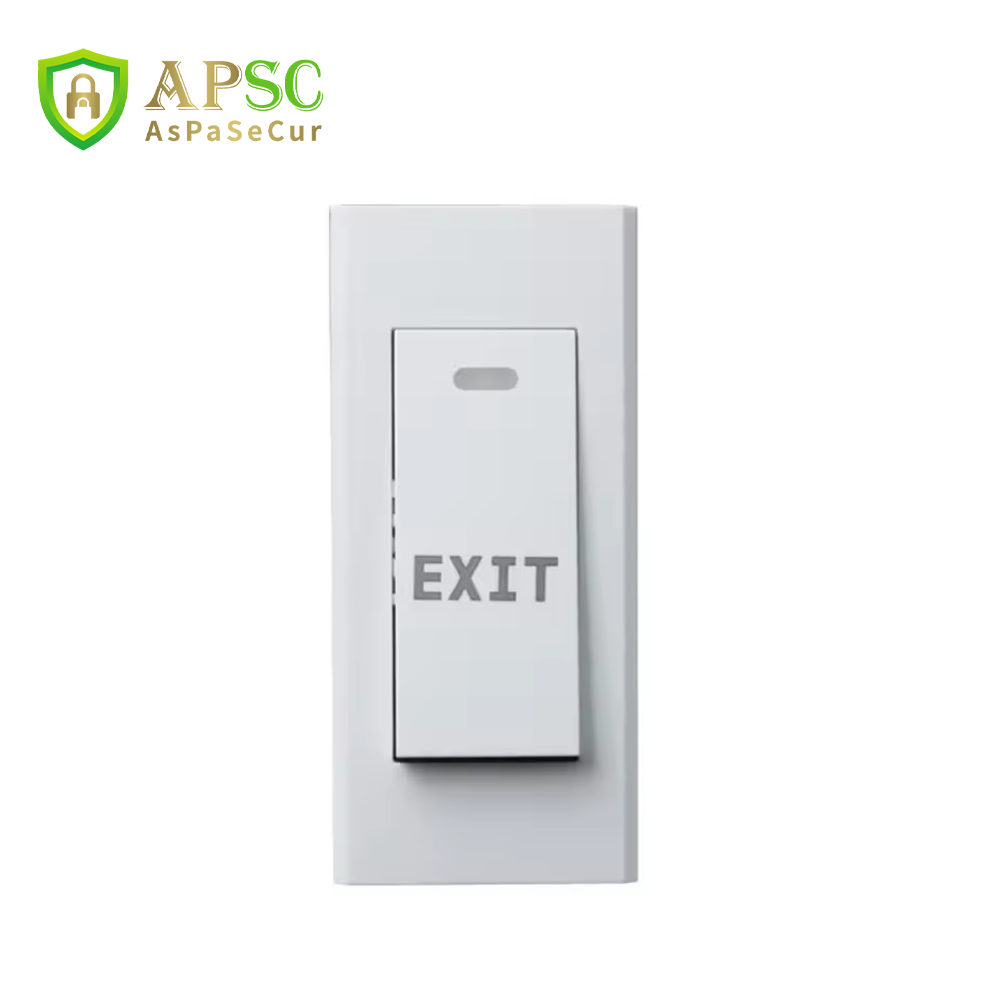 Exit Button Push To Release - Przycisk wyjścia NO/NC/COM, wąski, montowany na