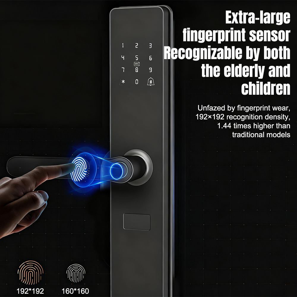 Inteligentna klamka do drzwi z – Fingerprint Access Control Door recenzja i cena