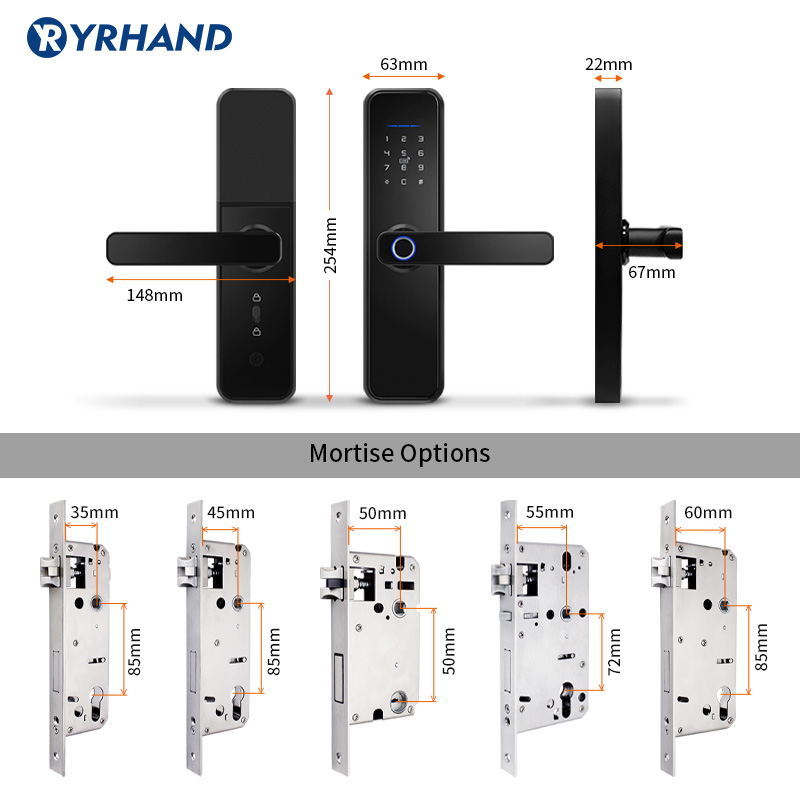 Inteligentny zamek do drzwi X5 – Fingerprint Access Control Door recenzja i cena