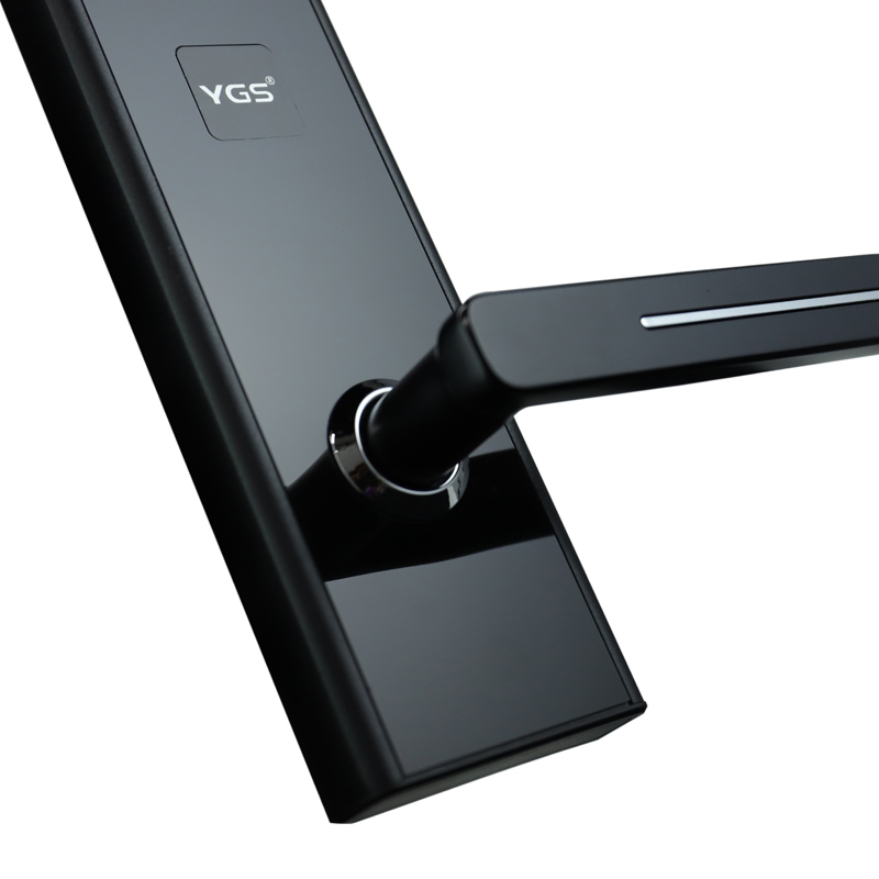 Błyszczący czarny zamek do drz – Hotel Lock Card System recenzja i cena