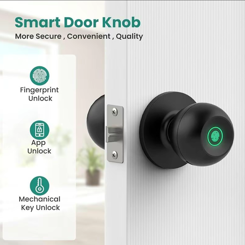 Bluetooth Tuya kontrola aplika – Fingerprint Access Control Door recenzja i cena