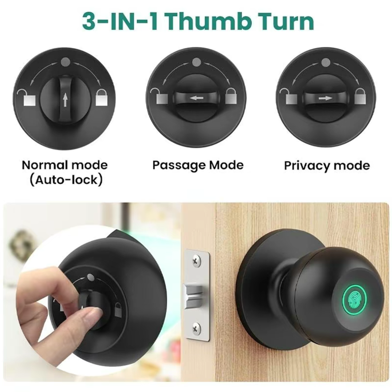 Bluetooth Tuya kontrola aplika – Fingerprint Access Control Door recenzja i cena