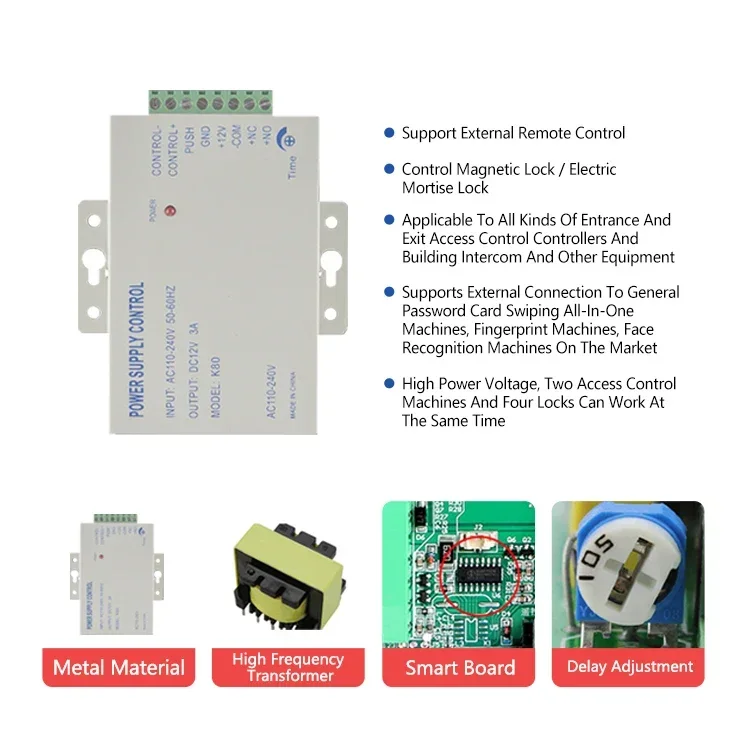 Zestaw systemu kontroli dostęp – Access Control System Rfid Kit recenzja i cena