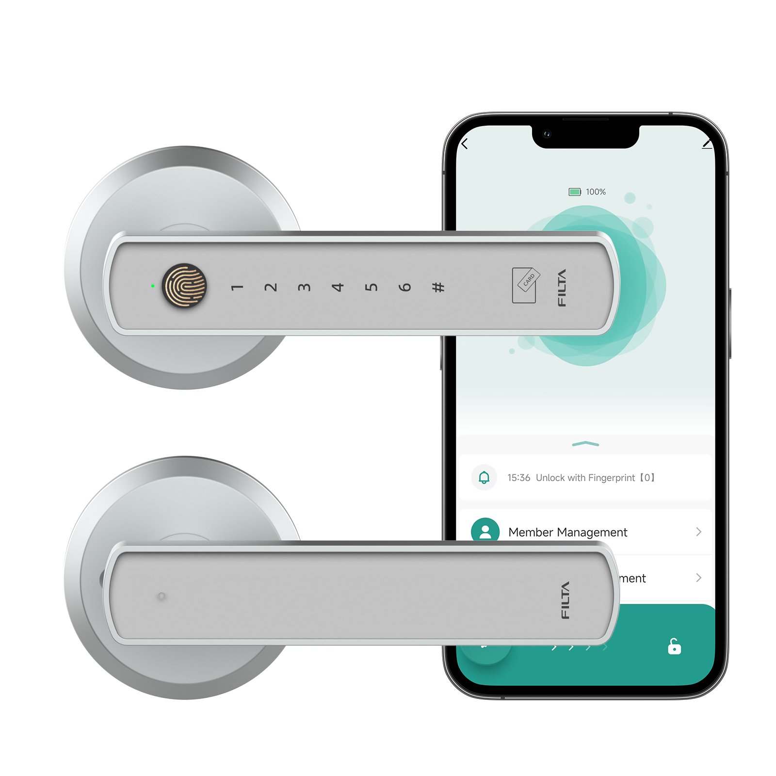 Inteligentny zamek Viladepot:  – Fingerprint Access Control Door recenzja i cena