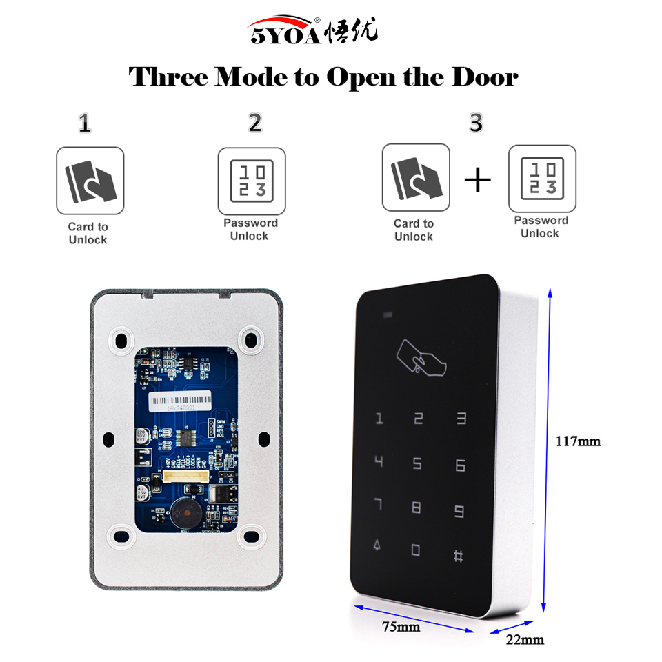Samodzielny kontroler dostępu  – Door Access Control Keypad Rfid recenzja i cena