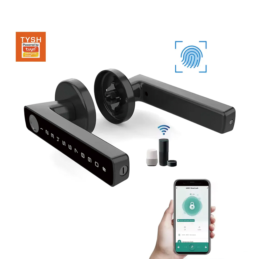 TYSH Tuya Smart Automatyczne z – Fingerprint Access Control Door recenzja i cena