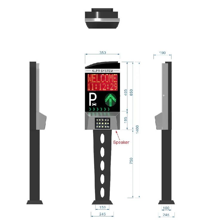 Inteligentne czujniki parkowan – Gate Barrier Parking System recenzja i cena
