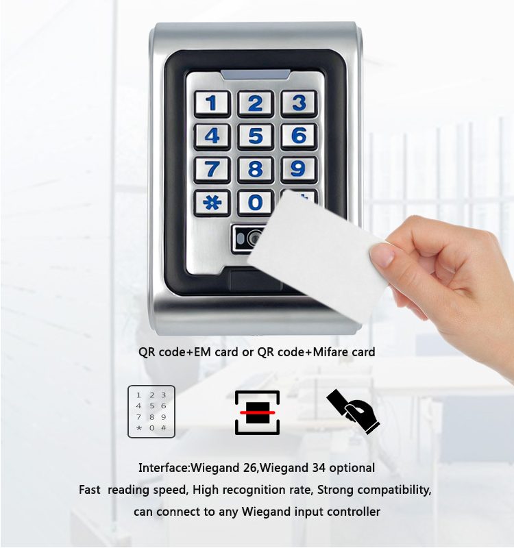 Wodoodporna, samodzielna metal – Door Access Control Keypad Rfid recenzja i cena