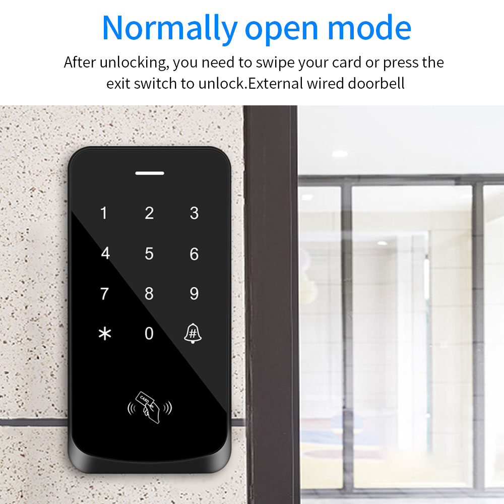 IP68 wodoodporne podświetlenie – Door Access Control Keypad Rfid recenzja i cena