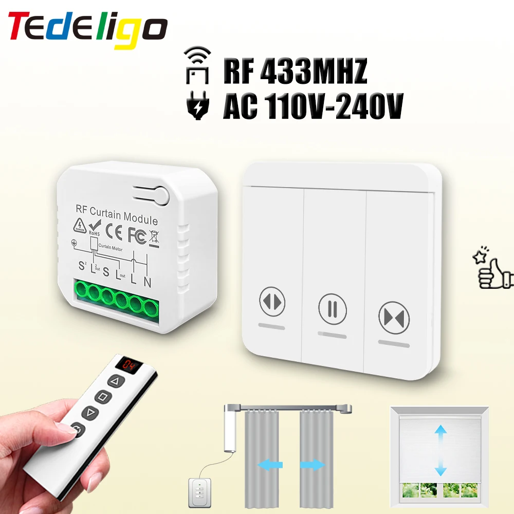 433 MHz RF Moduł przełącznika  – Turnstile Gate Access Control recenzja i cena
