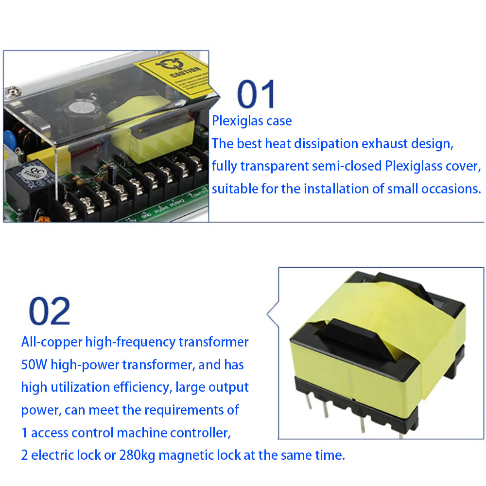 Zasilacz do systemu kontroli d – Access Control Power Supply 12V 5A recenzja i cena