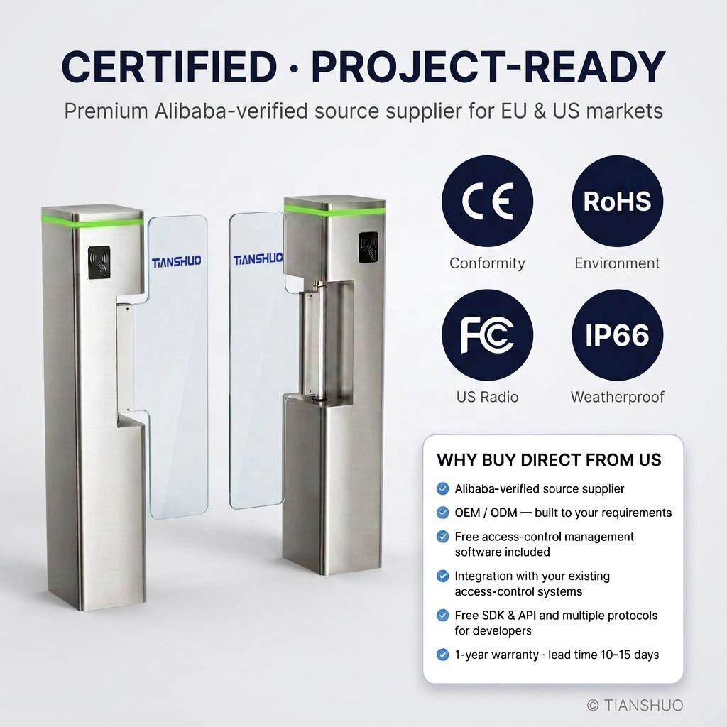 Kontrola dostępu za pomocą bra – Turnstile Gate Access Control recenzja i cena