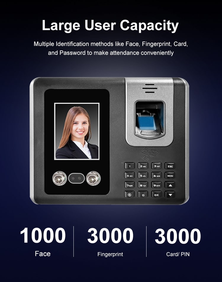 Dobry zegar chmurowy do rejest – Biometric Time Attendance Machine recenzja i cena