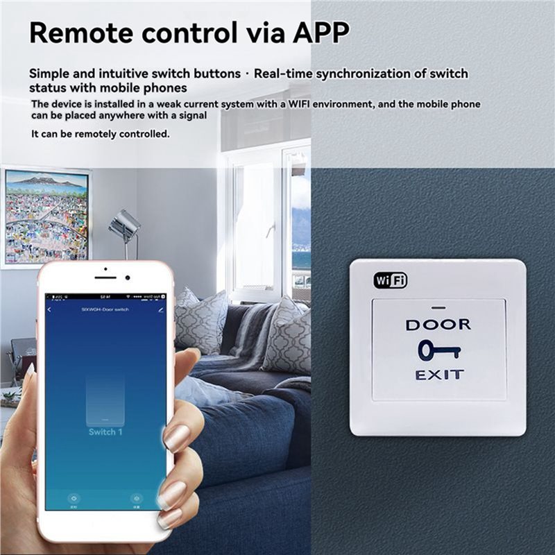 B44C 2X Tuya Smart Life Wifi P – Exit Button Push To Release recenzja i cena