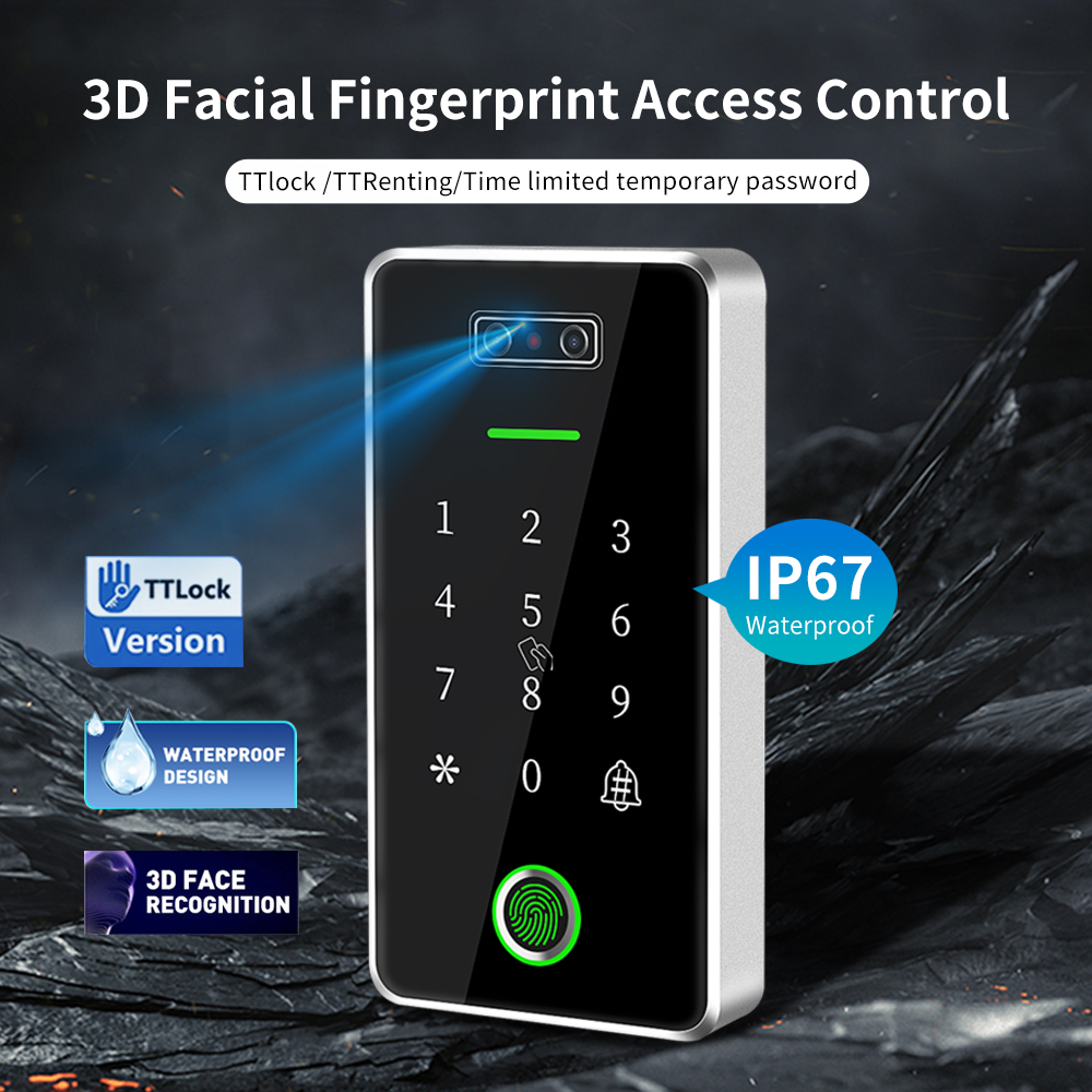 TTLOCK biometryczna 100 twarzy – Door Access Control Keypad Rfid recenzja i cena