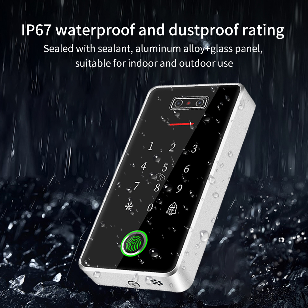 TTLOCK biometryczna 100 twarzy – Door Access Control Keypad Rfid recenzja i cena